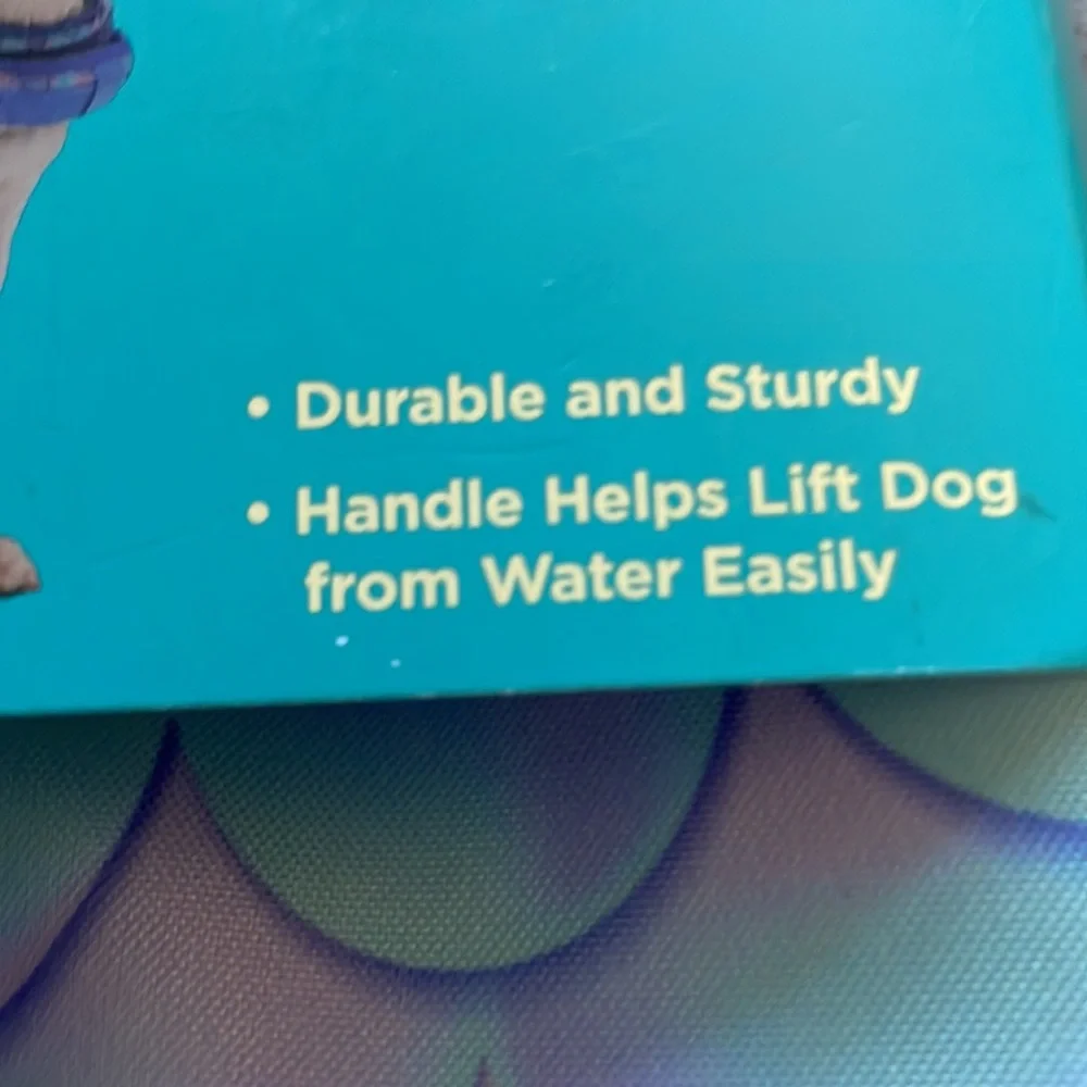 Heart To Tail Dog Swim Blue Purple Pink Floatation Aid with Handle for e…